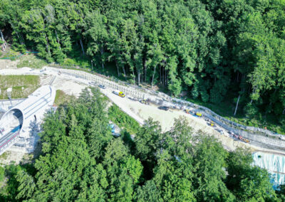 Geo Bohrtechnik Baugrunderkundung an der Filstalbrücke